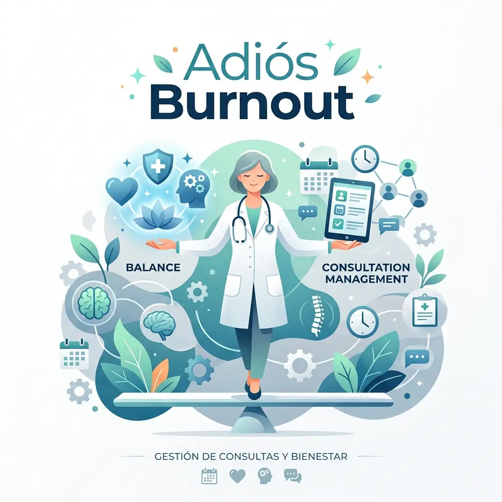 Estrategias para evitar el burnout médico y mejorar la gestión de consultas