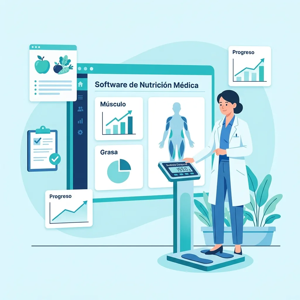 medynota para nutriólogos: seguimiento de composición corporal e importación InBody